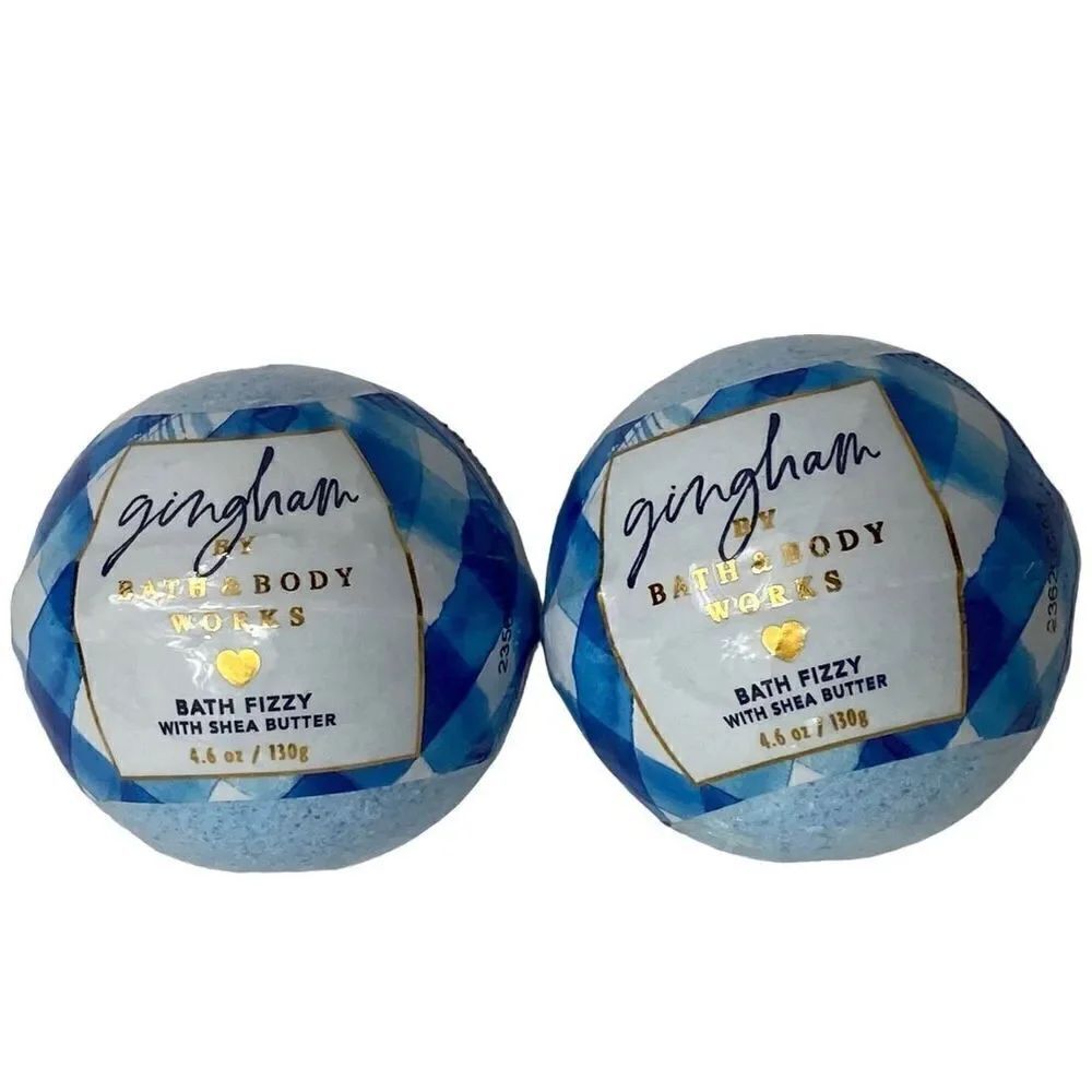 Bath and Body Works GINGHAM Bath Fizzy with Shea Butter